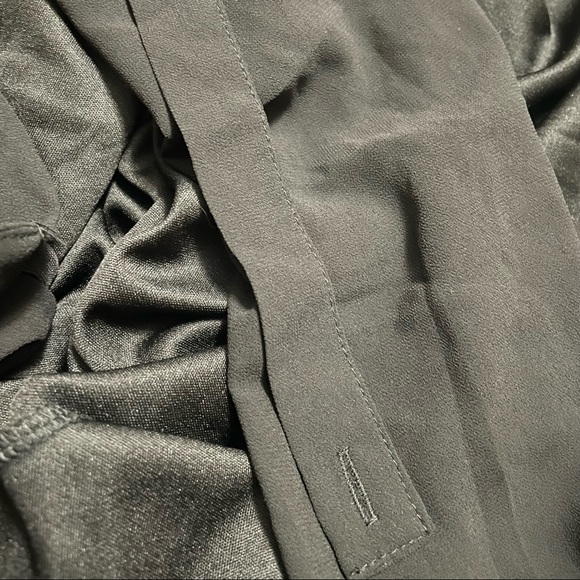 Liberty Love Chiffon Long Sleeve Tie- Front Waist Large Dress - Picture 10 of 12